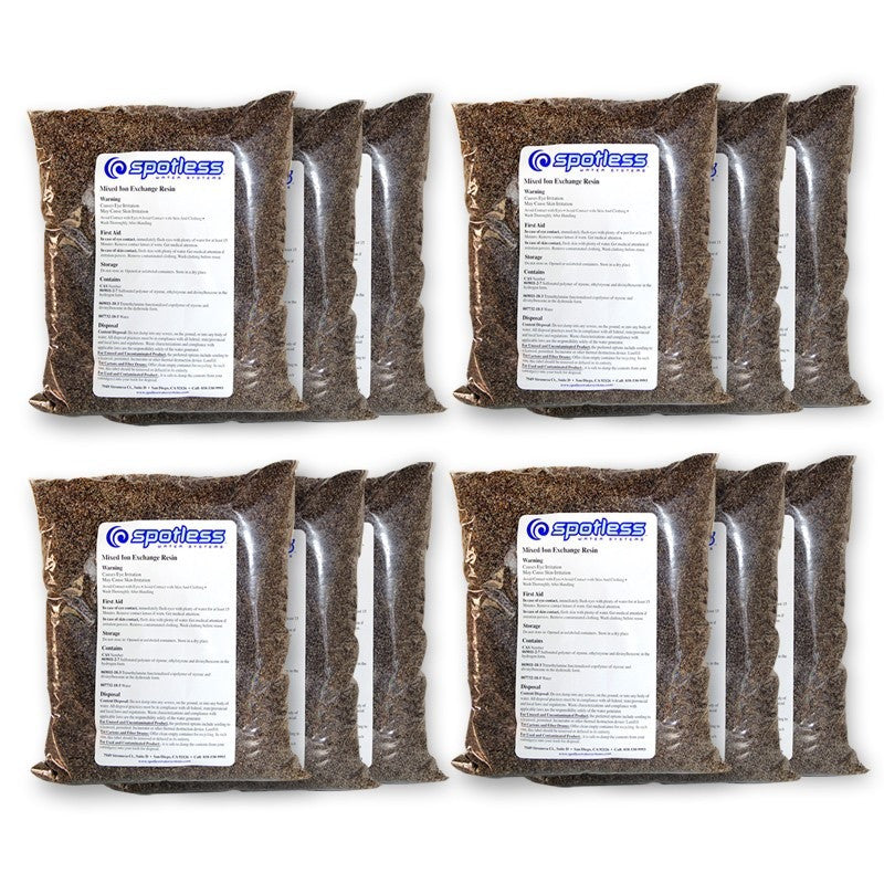 CR Spotless Bulk Resin Replacement Bags for DIC-10 and DIW-10. 6 Pack