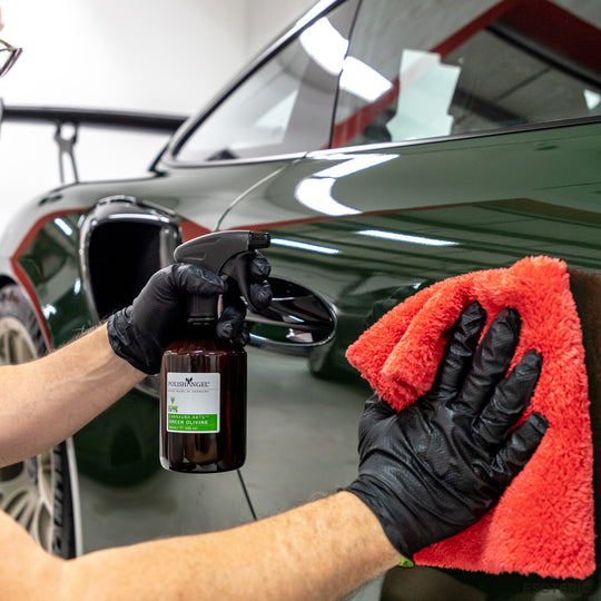 POLISHANGEL Carnauba Arts Colored Wax. Green Olivine spray wax, perfect for all shades of green!