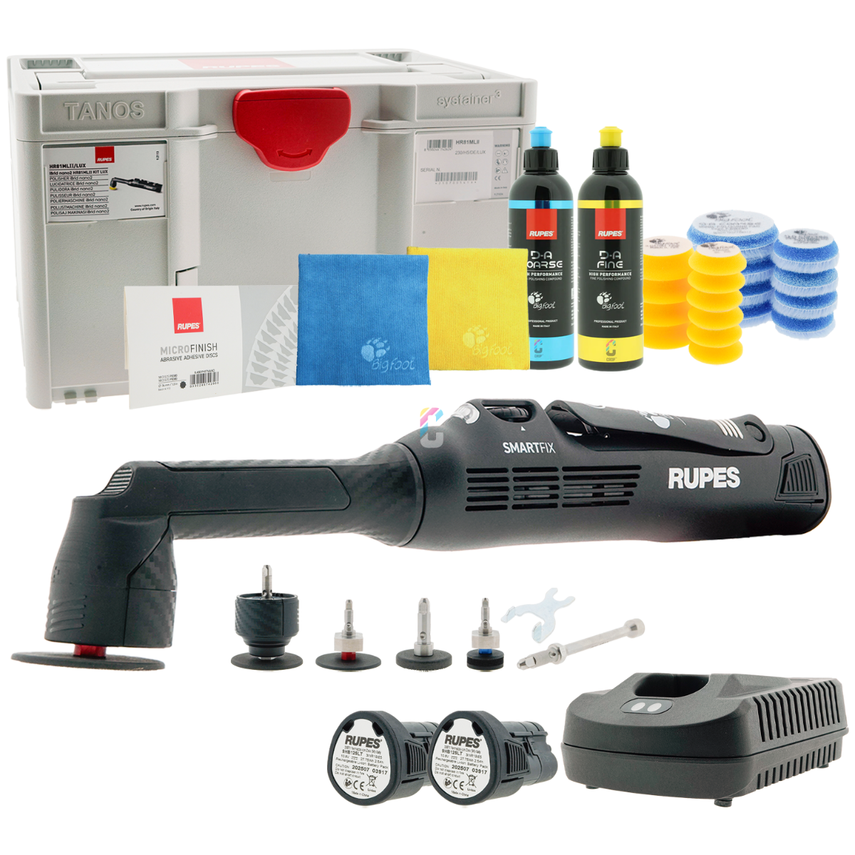 RUPES iBrid Nano 2 Polisher | Compact Cordless Precision Tool