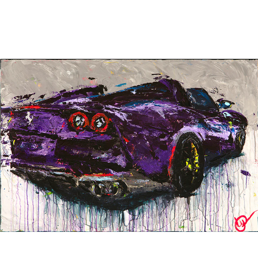 Viola by Lyn Hiner Studios - Ferrari 812 GTS – Esoteric Car Care