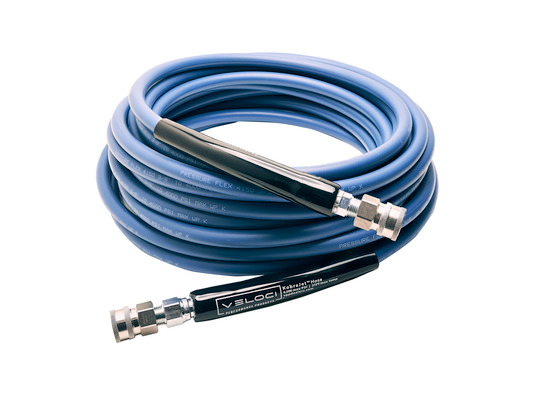 MTM Hydro KobraJet Smooth Blue 4,000 PSI Pressure Washer Hose w/ SS Couplers