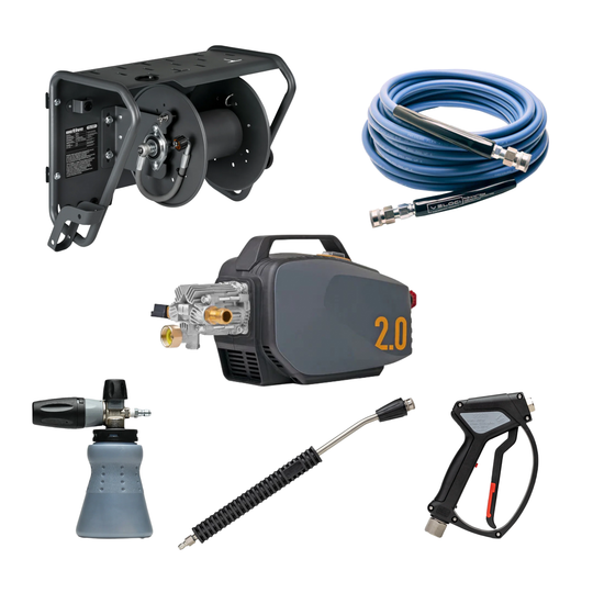 Active 2.0 Complete Pressure Washer Wall Mount Kit With MTM Accessories - *PRE-ORDER*