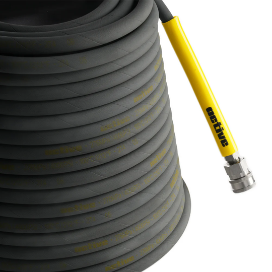 Active™ 50’ Pressure Washer Extension Hose – 5/16" Steel Braided