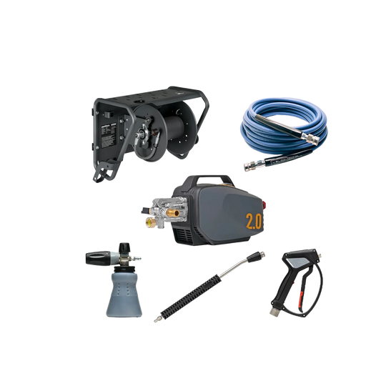 Electric Pressure Washer Kit for Car Detailing (1800 PSI, 2.0 GPM) –  Active 2.0 Pressure Washer Basic Kit With MTM Accessories