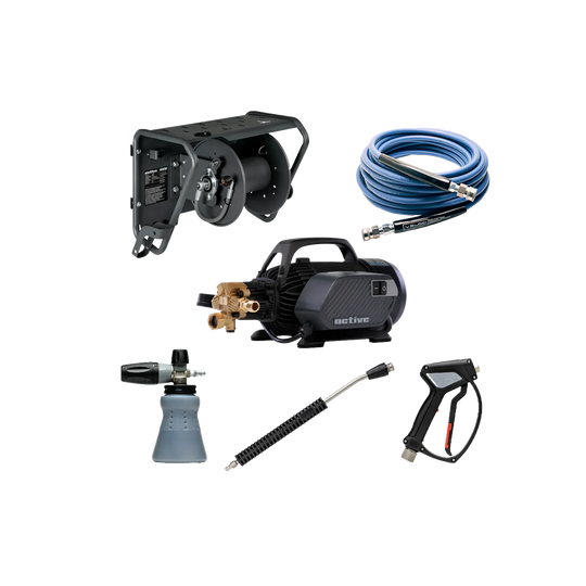 Electric Pressure Washer Kit for Car Detailing (1500 PSI, 2.3 GPM) –  Active 2.3 Pressure Washer Complete Kit With MTM Accessories