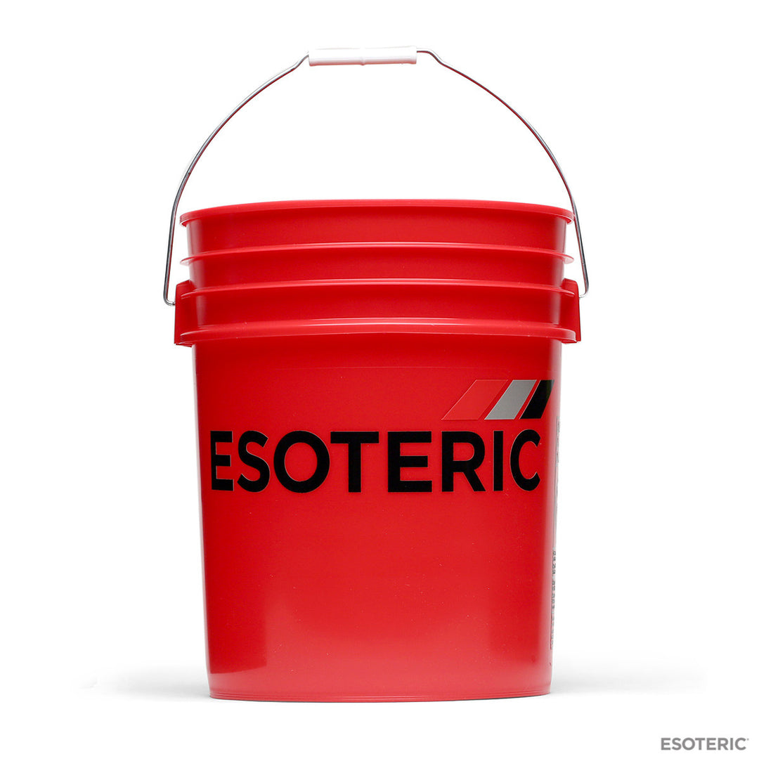 Esoteric 5 Gallon Wash Bucket. Red