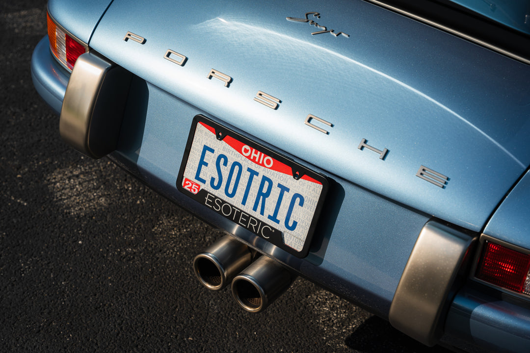 Esoteric Stainless License Plate Frame