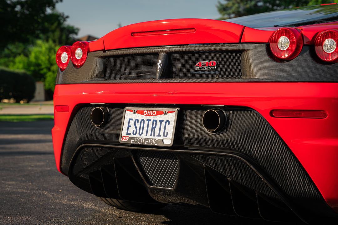 Esoteric Stainless License Plate Frame