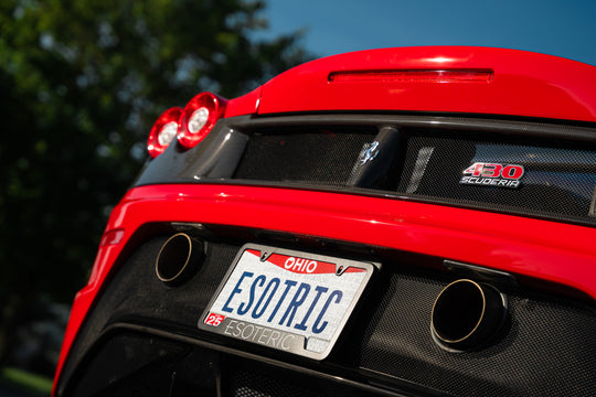Esoteric Stainless License Plate Frame