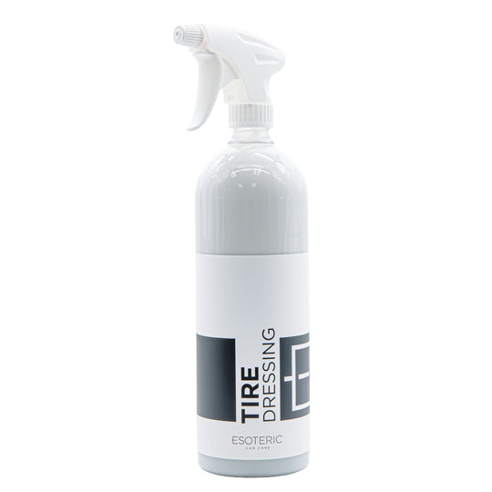 ESOTERIC Tire Dressing for Satin Finish and No Sling Protection