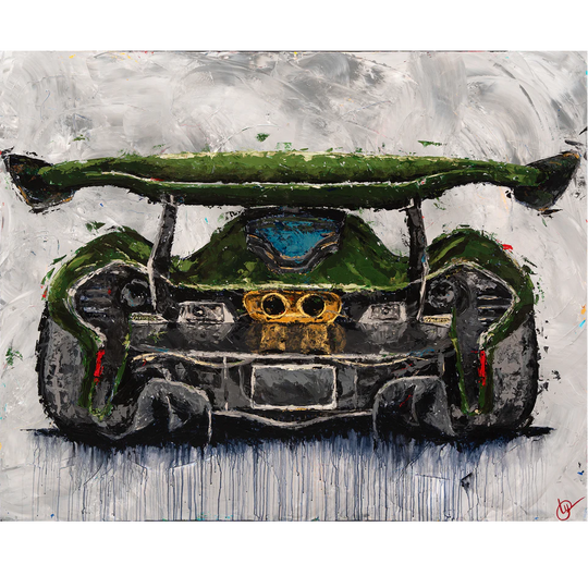 Green Dragon by Lyn Hiner Studios - McLaren P1 HDK