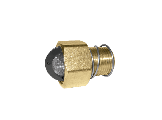MTM Hydro Brass Garden Hose Inlet 3/4" FGH X 1/2" Male NPT w/ Filter and Spring