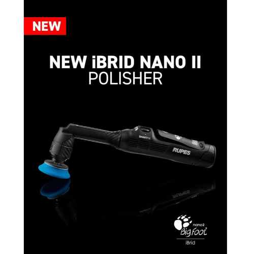 RUPES iBrid Nano 2 Polisher | Compact Cordless Precision Tool