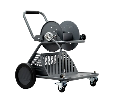 Active Pressure Washer Cart & Hose Reel For Detailing Setup