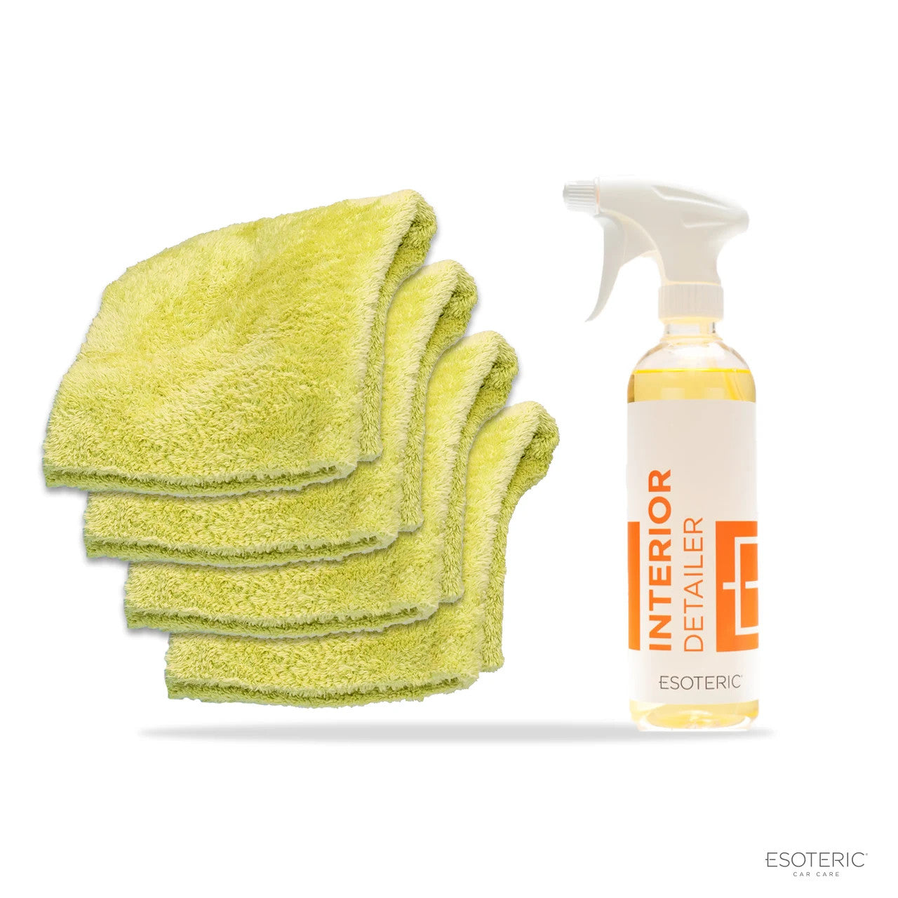 ESOTERIC Interior Detailer Kit with microfiber towels