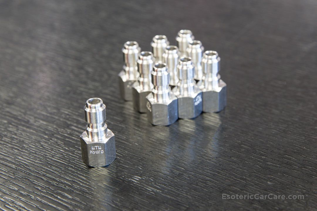 MTM Hydro Stainless Quick Connect Plug (Female 1/4")
