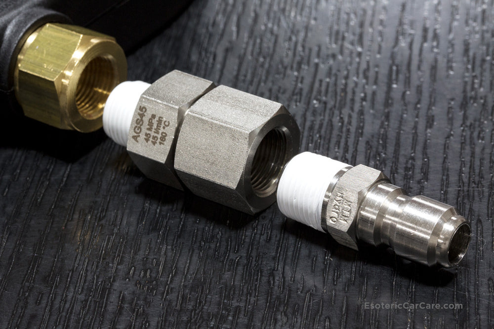 MTM Hydro Stainless Quick Connect Plug (Male 3/8")