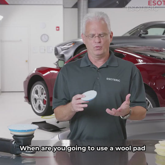 RUPES Coarse Blue Wool Pad: Wool pad vs. foam pad