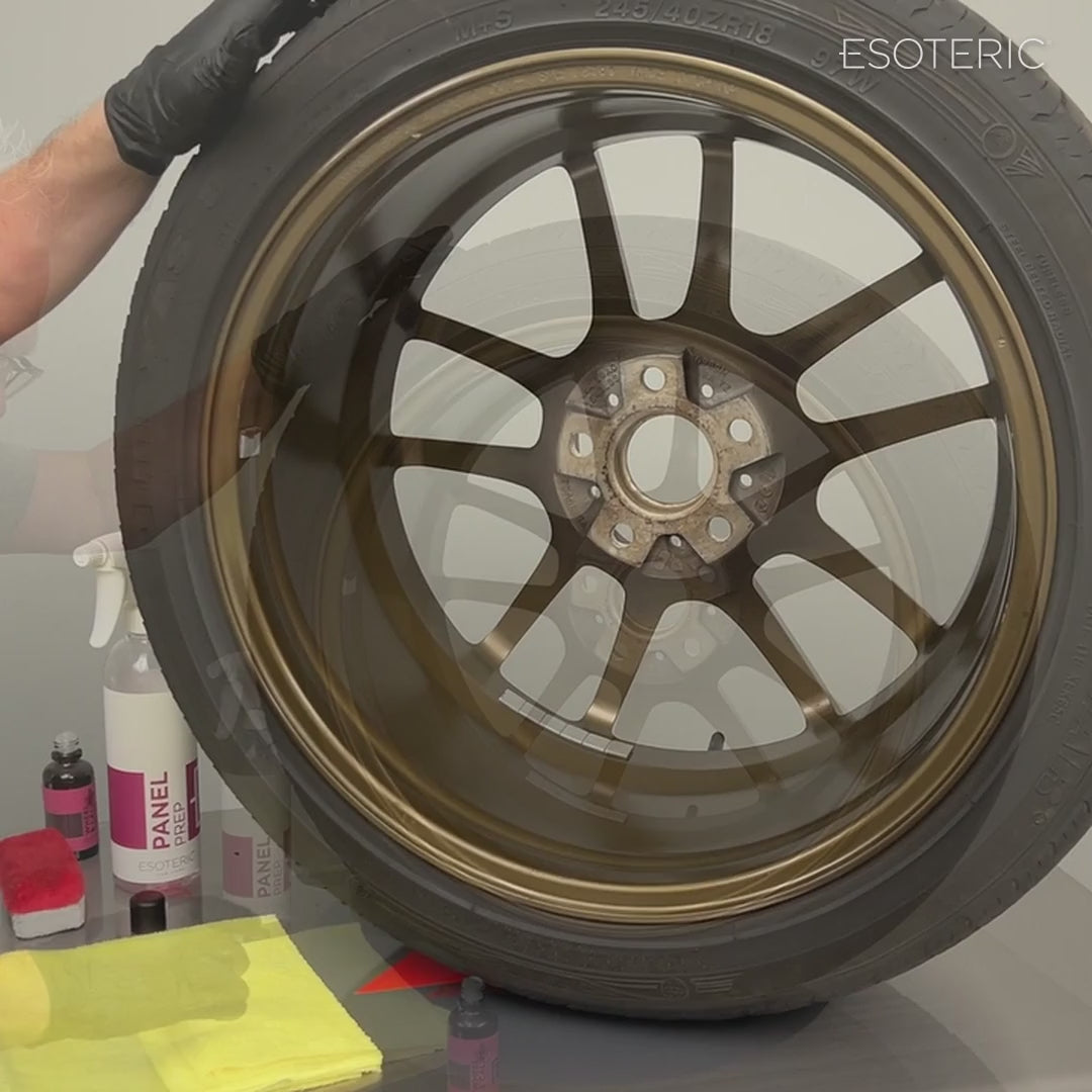 ESOTERIC Wheel &amp; Caliper Ceramic Coating: Why you wipe the coating off