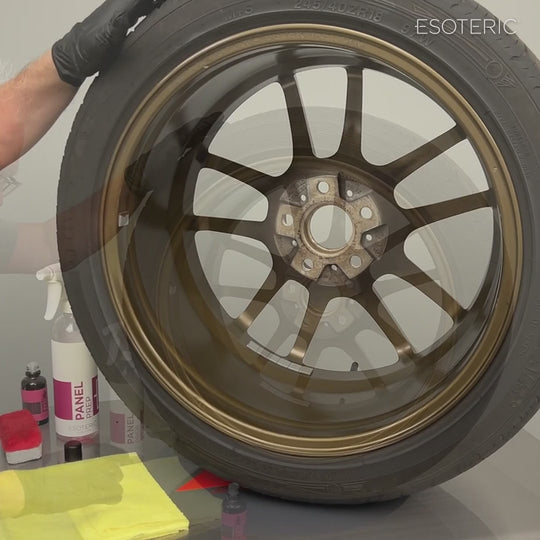 ESOTERIC Wheel &amp; Caliper Ceramic Coating: Why you wipe the coating off