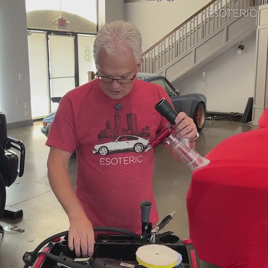 Rupes Air Jet Polishing Pad Cleaner w/ Dust Extraction: Setting up the RUPES Air Jet