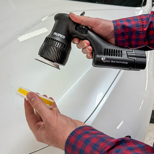 Rupes Bigfoot HLR75 Mini iBrid Polisher with updated trigger